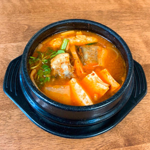 A10. Dongtae Jjigae (Spicy Pollack Stew) Meal
