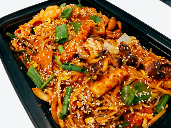 K1. Jjuggumi Bokkeum (Spicy Baby Octopus Stir Fry) Meal