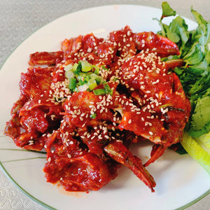 C2. Yangnyeom Gejang (Raw Crabs in Spicy Sauce) Meal