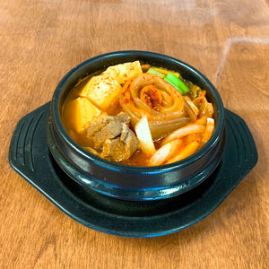 A5. Mukeunji Jjigae (Aged Kimchi Stew) Meal